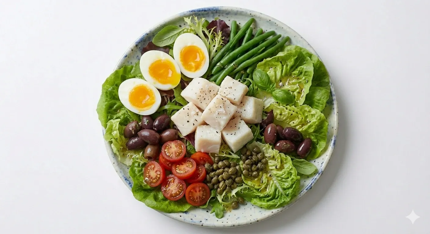 Fish Niçoise With French Dressing